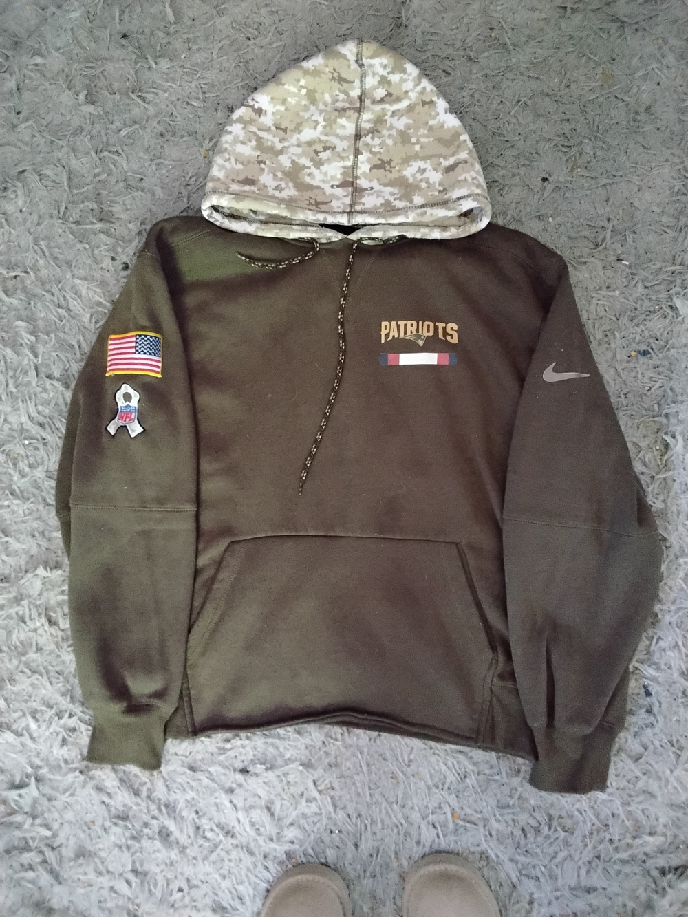 NFL/NIKE Solute To Service Patriots Hoodie